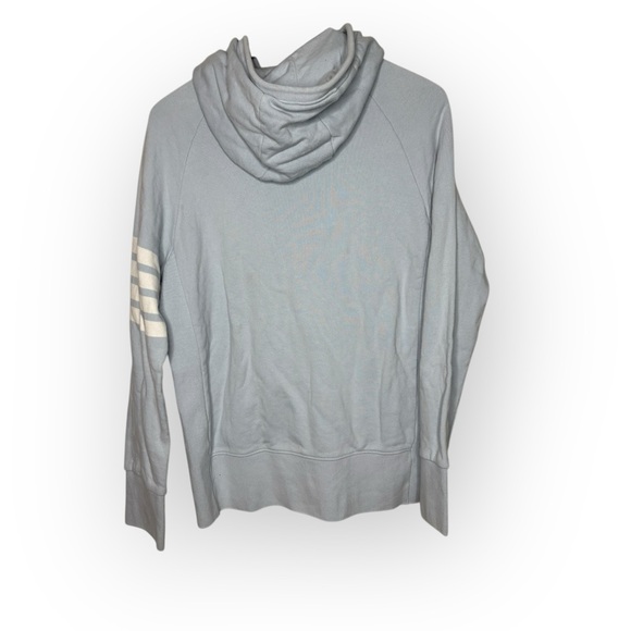 Thom Browne Sky Blue 4-Bar Hoodie Size 4 / Large - Picture 5 of 15